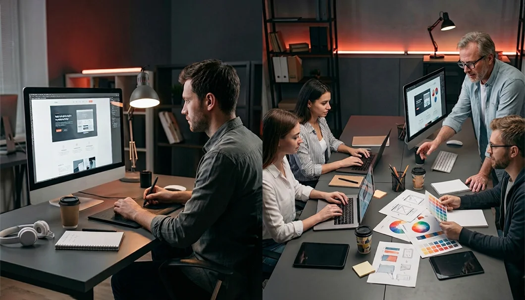 Freelance ve ajans çalışma modellerinin karşılaştırılması